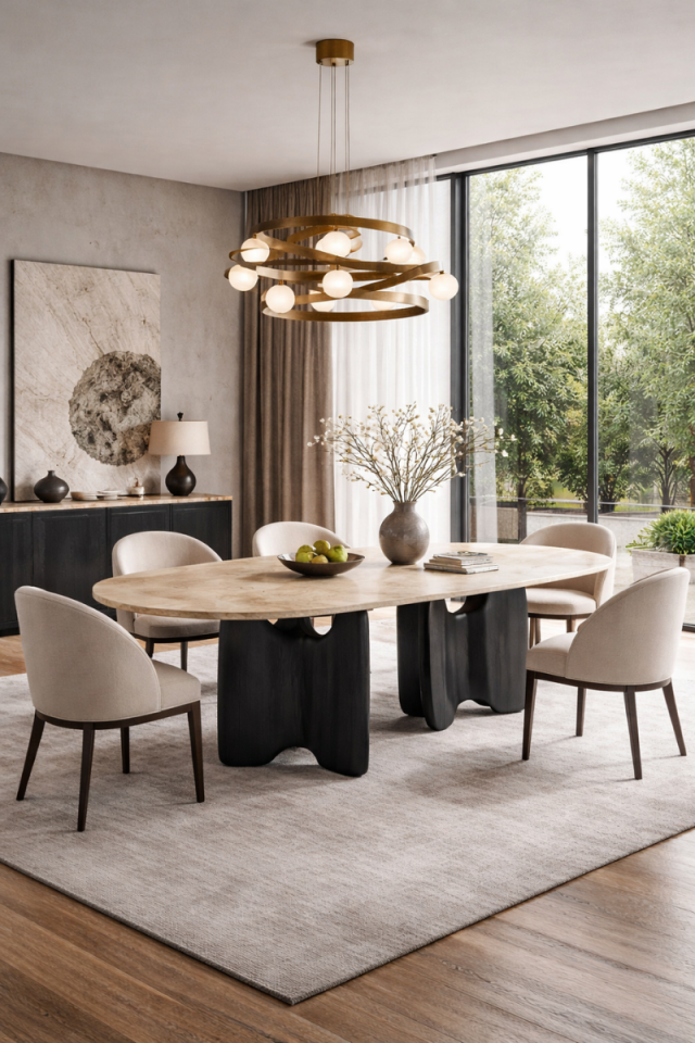 Mona Oval Yemek Masası